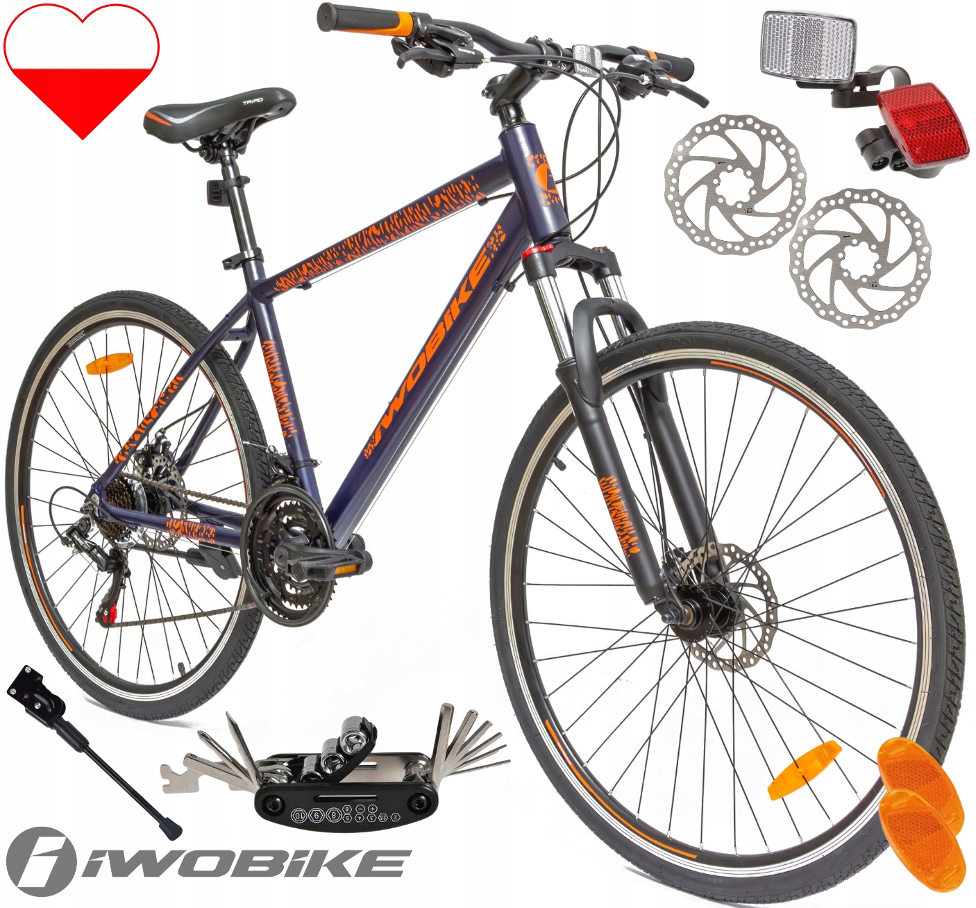 Rower Męski Crossowy 28" Aluminium SHIMANO Amortyzacja Górski Tarcze 2025